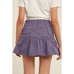 Purple Rain Denim Skirt