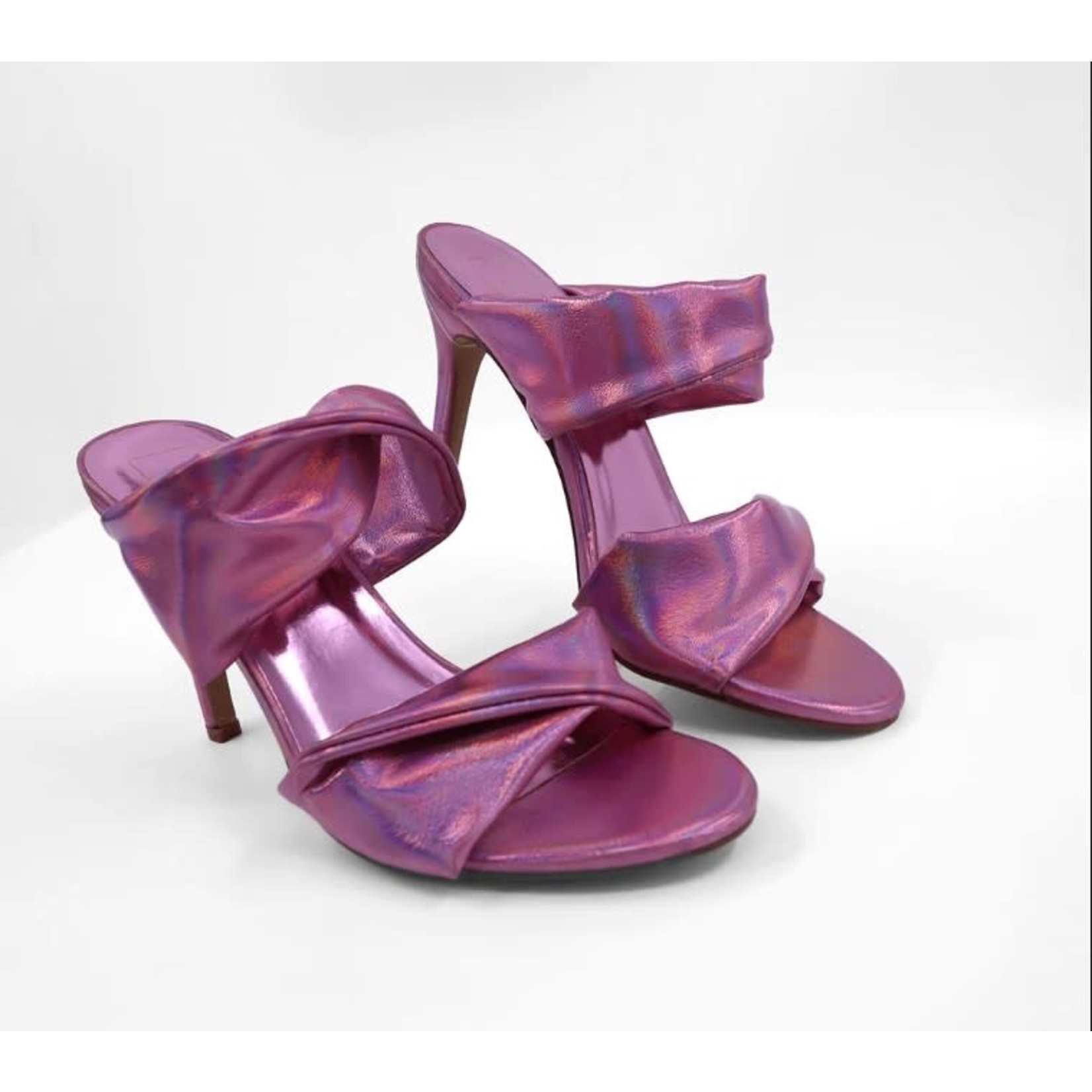 Therapy Shoes Kaylee Pink Metallic | Women's Heels | Sandals | Mules
