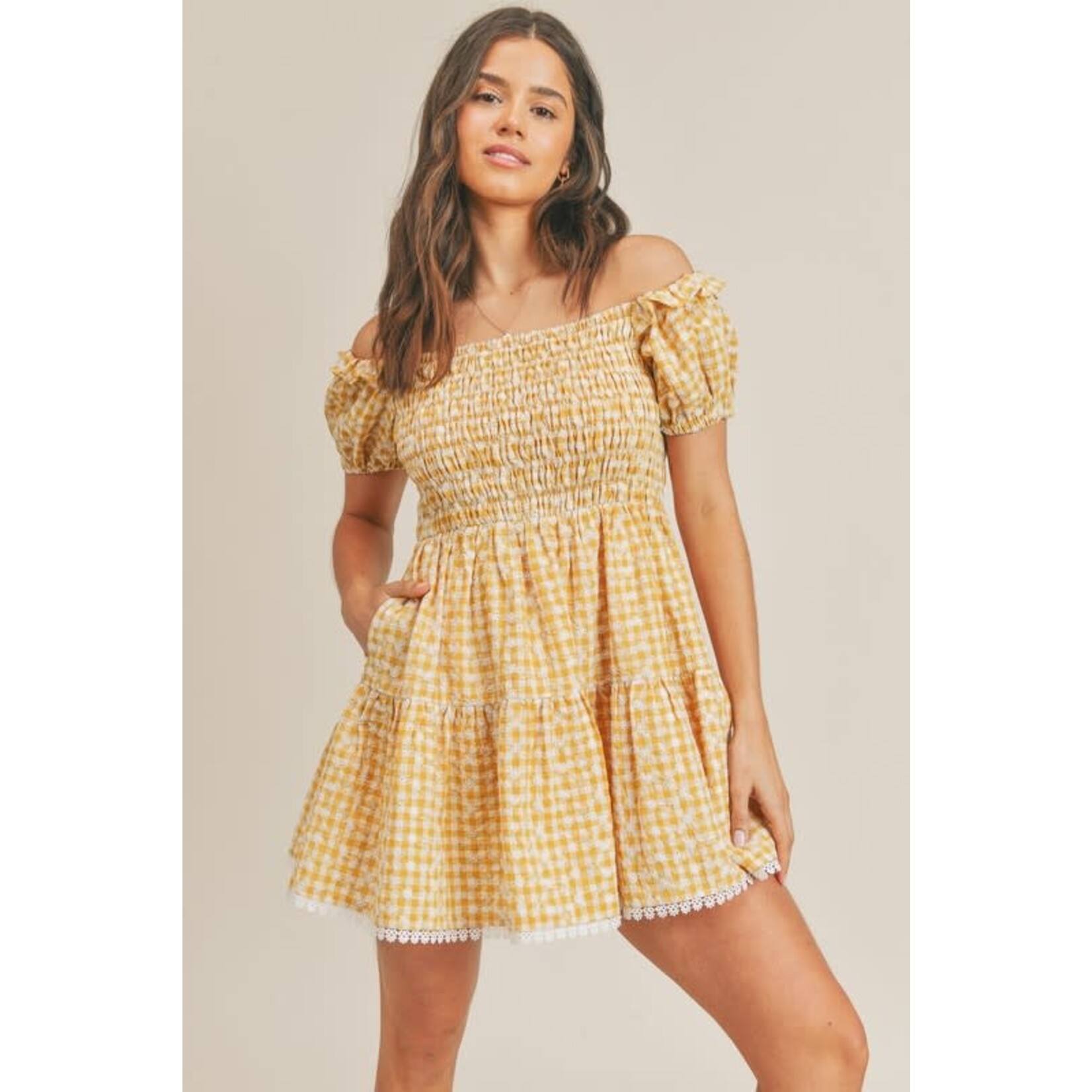 The Sunflower Eyelet Dress