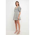 Spencer Pintuck Mini Dress