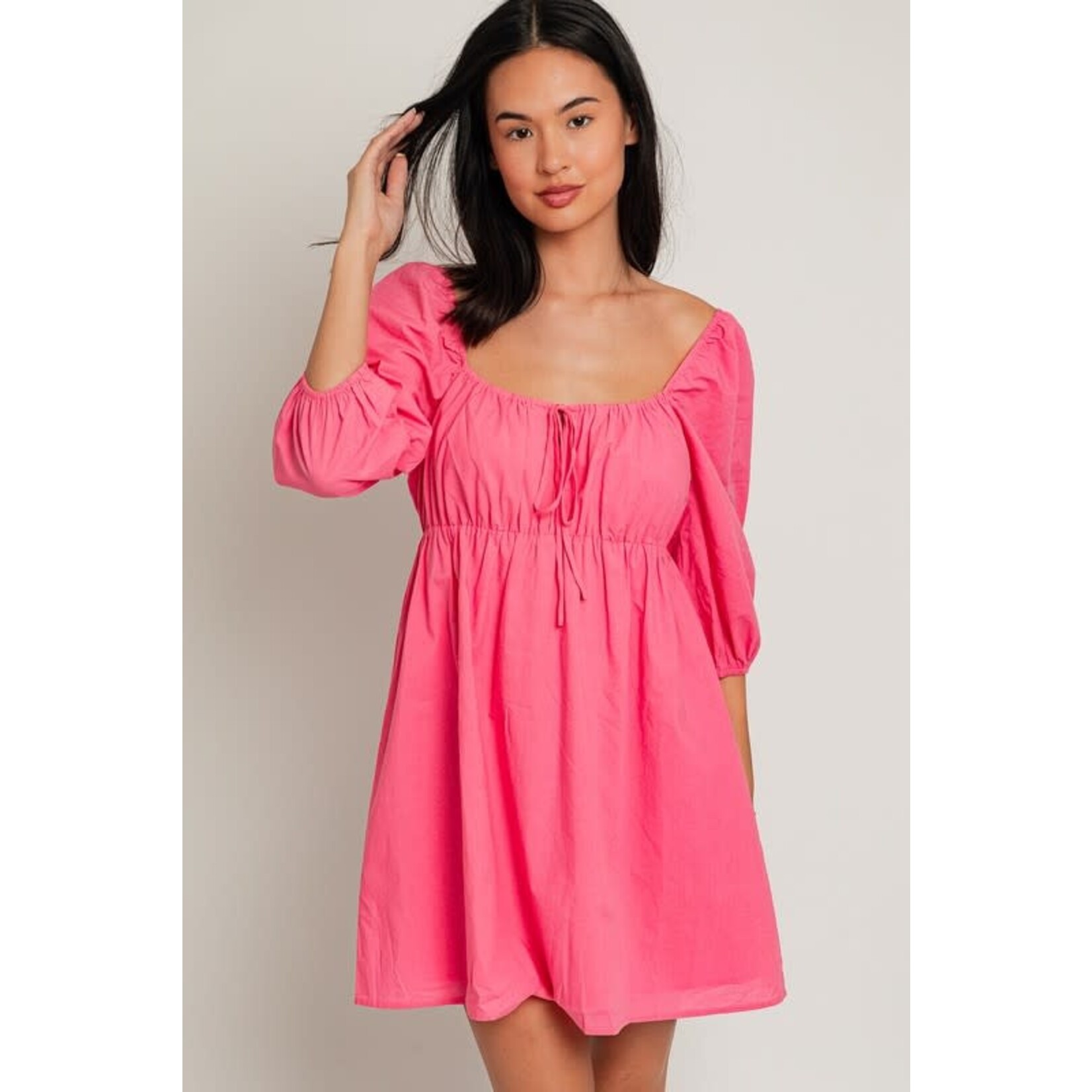 Pink Perfection Baby Doll Dress