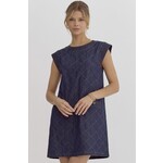 Maggie Denim Quilted Dress