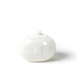 White Small Dot Mini Cookie Jar