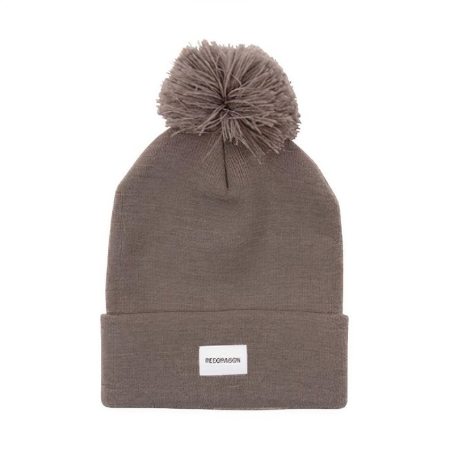 Toque - Camo / Charcoal pompom