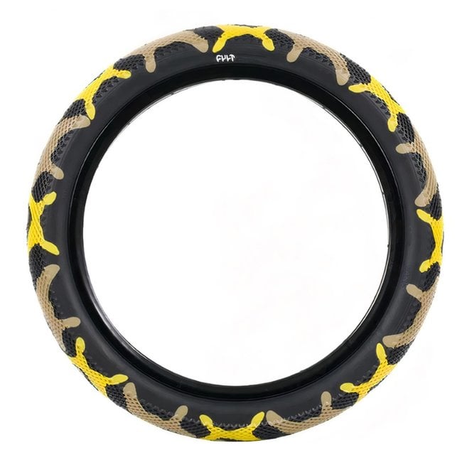 Cult Cult - Vans Tire 20 x 2.40" SINGLE - Yellow Camo / Black