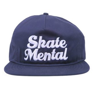 Skate Mental Skate Mental - Canvas Snapback Script Logo