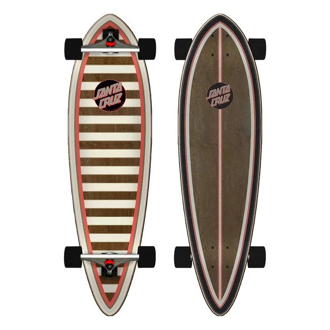 Santa Cruz Santa Cruz - Pintail Longboard - Gold Stripe 9.2 x 33"