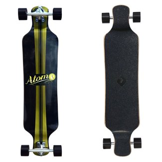 Atom Atom - Drop Deck Longboard Artisan Brown - 39"