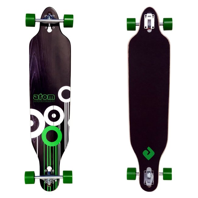 Atom Atom - Drop-Through Longboard Green - 41"