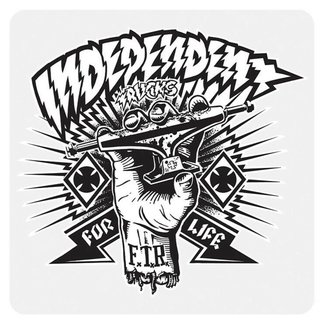 Independent Independent - Sticker Shredded - 5"