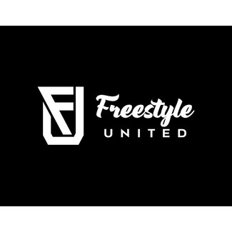 Freestyle United Sticker - Freestyle United OG White 2.5" x 1"