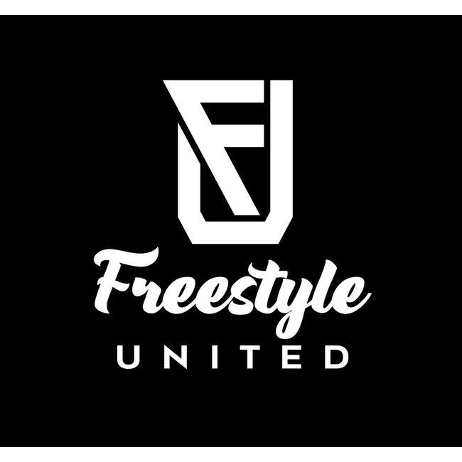Freestyle United Sticker - Freestyle United Signature White 2" x 2"