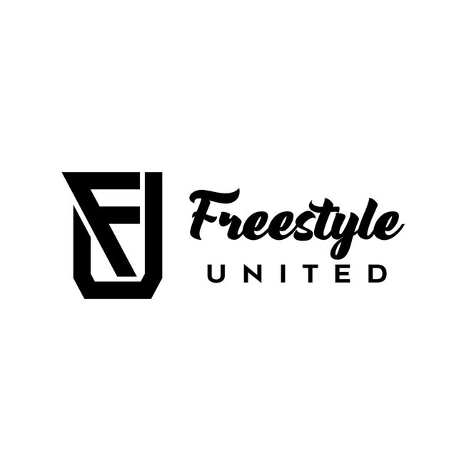 Freestyle United Sticker - Freestyle United OG Black 2.5" x 1"