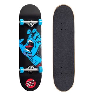 Santa Cruz Santa Cruz - Skateboard Complete Screaming Hand Black/Blue - 8x31.25"
