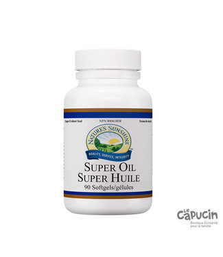 Nature's Sunshine Super Huile 500 mg - 90 Gélules