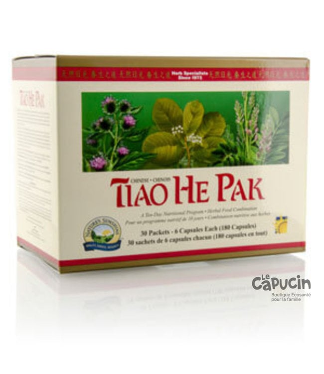 Tiao He Pak | 30 Sachets de 6 Capsules | 10 jrs