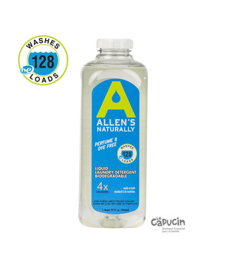 AMP Diapers Détergent à  Lessive Allens Naturally | 946 ml