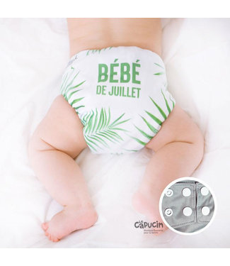 La Petite Ourse LPO Pocket diaper snaps | JULY BABY | 10-35 lb