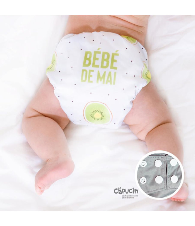La Petite Ourse LPO Pocket diaper snaps | MAY BABY | 10-35 lb