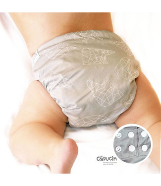 La Petite Ourse LPO Pocket diaper snaps | Bear | 10-35 Lb