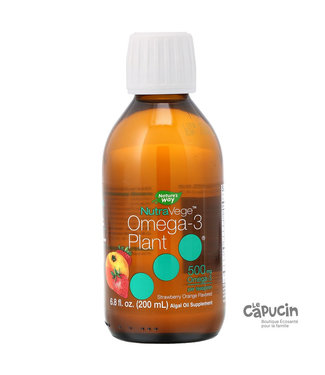 Nutrasea NutraVege | Omega-3 Plant | Strawberry Orange | 200 ml