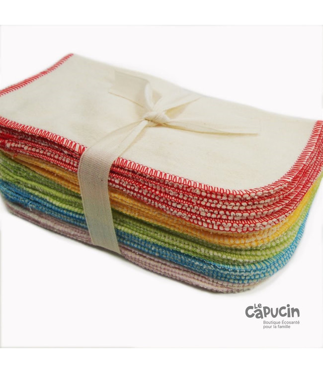 Oko Créations Organic Cotton Washcloths - Choose a quantity