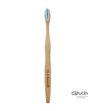 Ola Bamboo Bamboo Toothbrushe - Adult - Medium - Choose a color