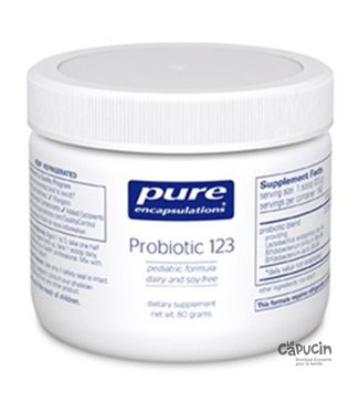 Pure Encapsulations Probiotic 123 - Soy and dairy-free - 60g