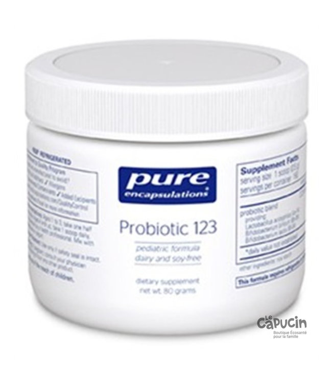 Pure Encapsulations Probiotic 123 - Soy and dairy-free - 60g