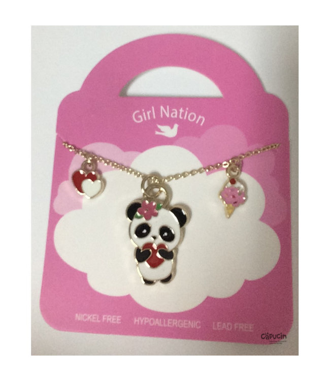 Girl Nation Charming Whimsy Necklace | Panda