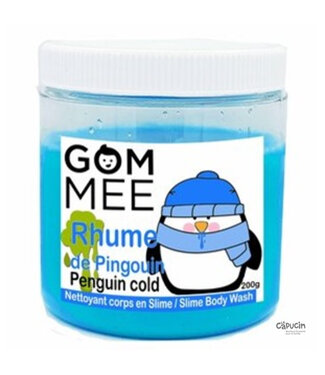 Gom-mee Slime moussante rhume de Pingouin - Édition Noel - 200g - par Gom-mee