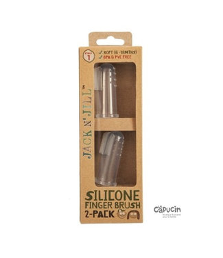 Jack N'Jill Silicone Finger Brush | 6-18 months | 2/pack