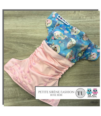 JoKa Bebe Pocket cloth diaper 1.0 with insert | Little mermaid | 8-35 pounds