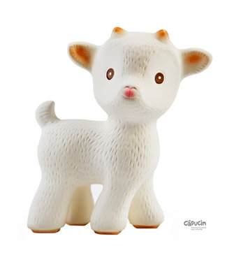 CaaOcho Teething Toy  Sola the Goat | White