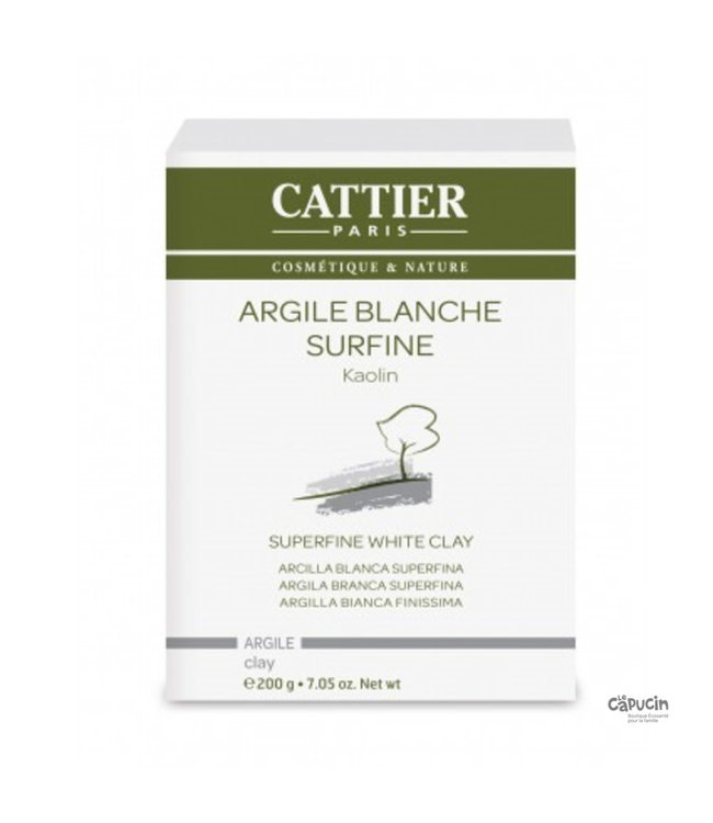 Argile Blanche - Surfine - 200 g - Cattier
