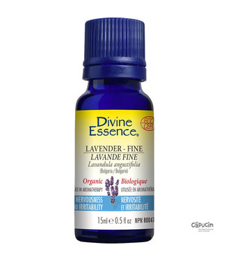 Divine Essence Organic Fine Lavender - 15 ml