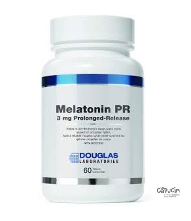 Mélatonine PR | 3mg Action prolongée | 60 capsules