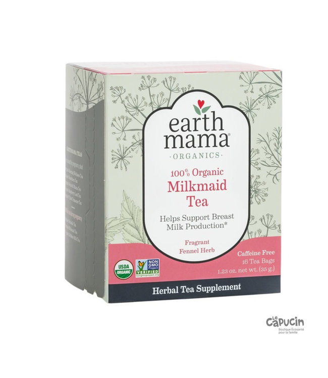 Booster de lait maternel – Thé bio | Feuille en vrac de 75 g | Fabriqué par  des sages-femmes | Sans caféine | Lactation, augmente l'approvisionnement