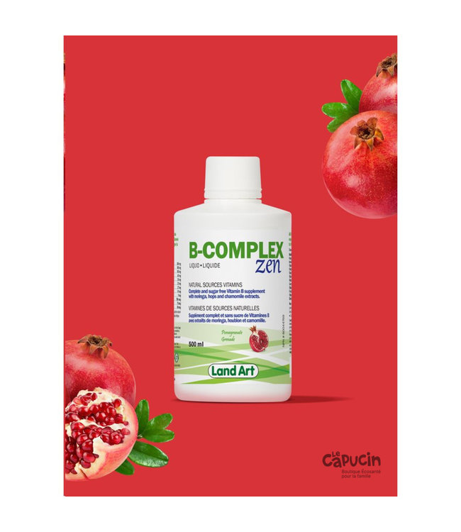 B-Complex Zen - Liquid - Pomegranate - 500ml