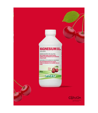 Land Art Magnesium Ionic | Liquid Supplement | Cherry | 250 ml