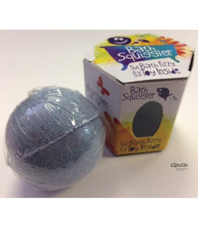 Squiggler bath bomb | With surprise inside | Purple