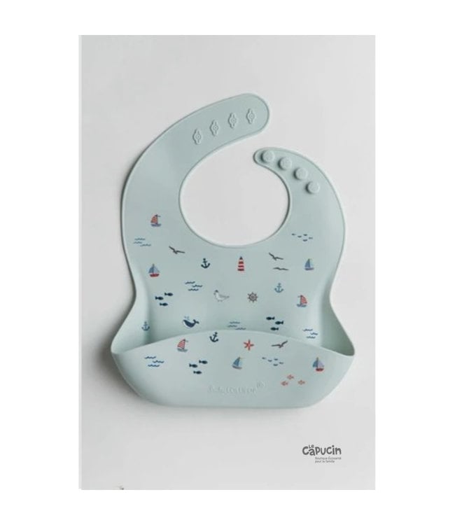 Loulou Lollipop Silicone bibs | Boats