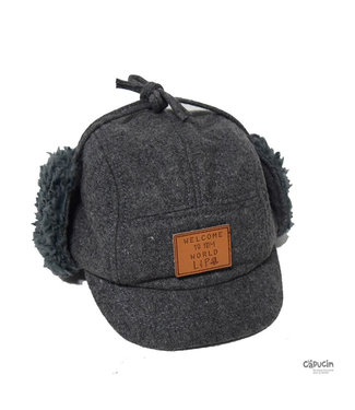 LP Apparel Winter Cap - Charcoal Grey - Choose a size