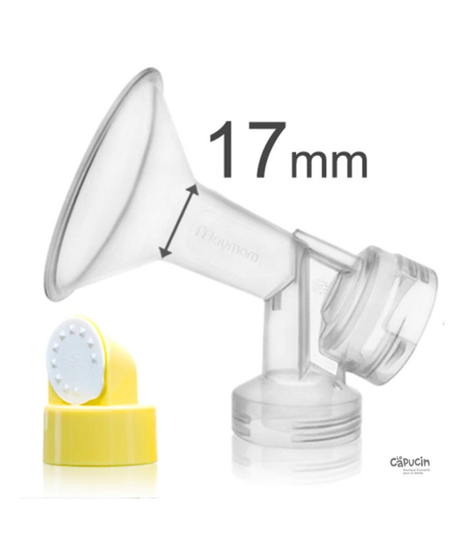 Kit Breastshield w/ Valves & Membranes | 17 mm | Compatible with Medela