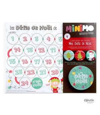 Minimo Motivation Advent Calendar - My Christmas Challenges - Only in French