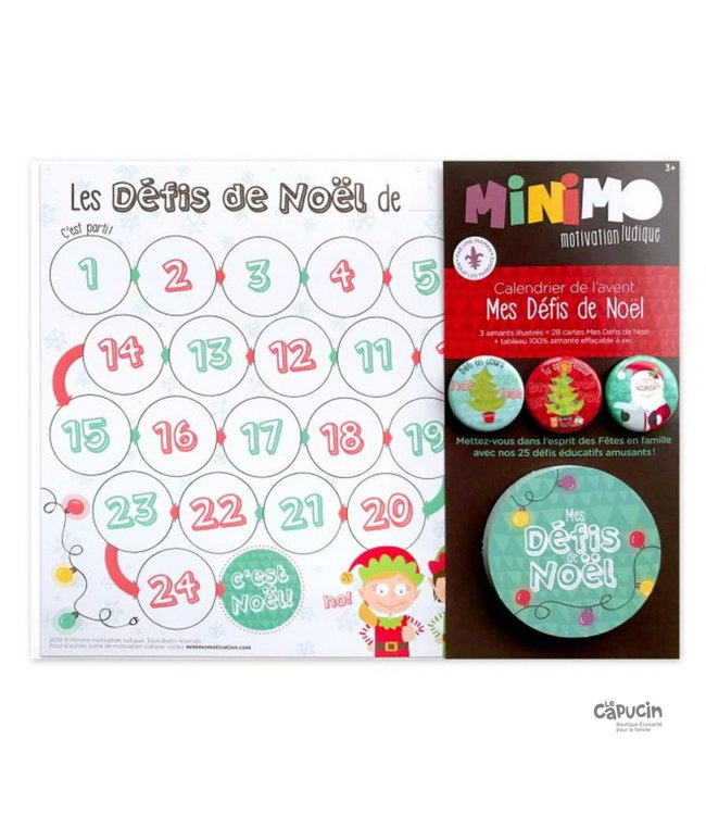 Advent Calendar - My Christmas Challenges - Only in French