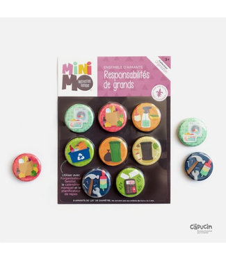 Minimo Motivation Magnet Set - Grown-ups Responsabilities