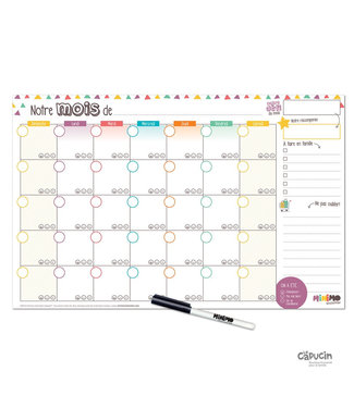 Minimo Motivation Family Organizer - Our Month Together - HORIZONTAL