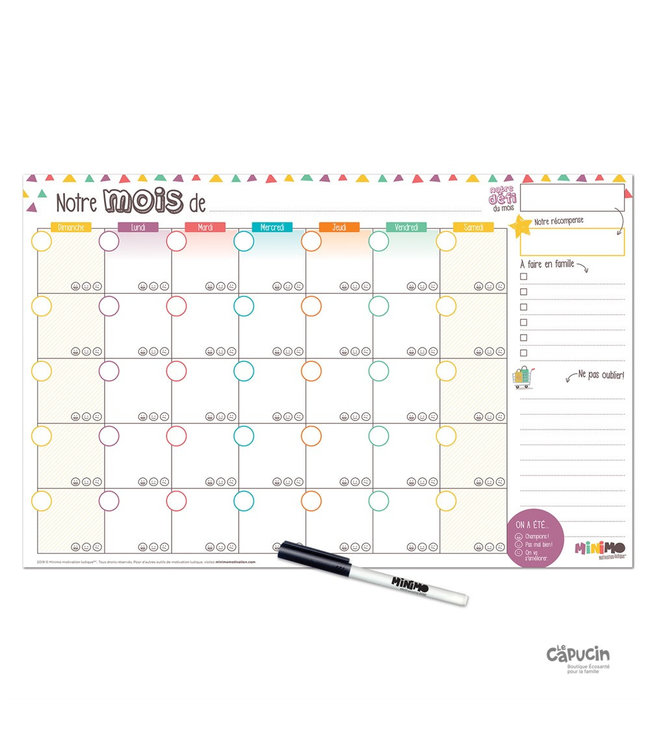 Family Organizer - Our Month Together - HORIZONTAL