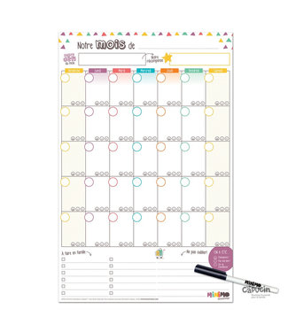 Minimo Motivation Family Organizer - Our Month Together - VERTICAL
